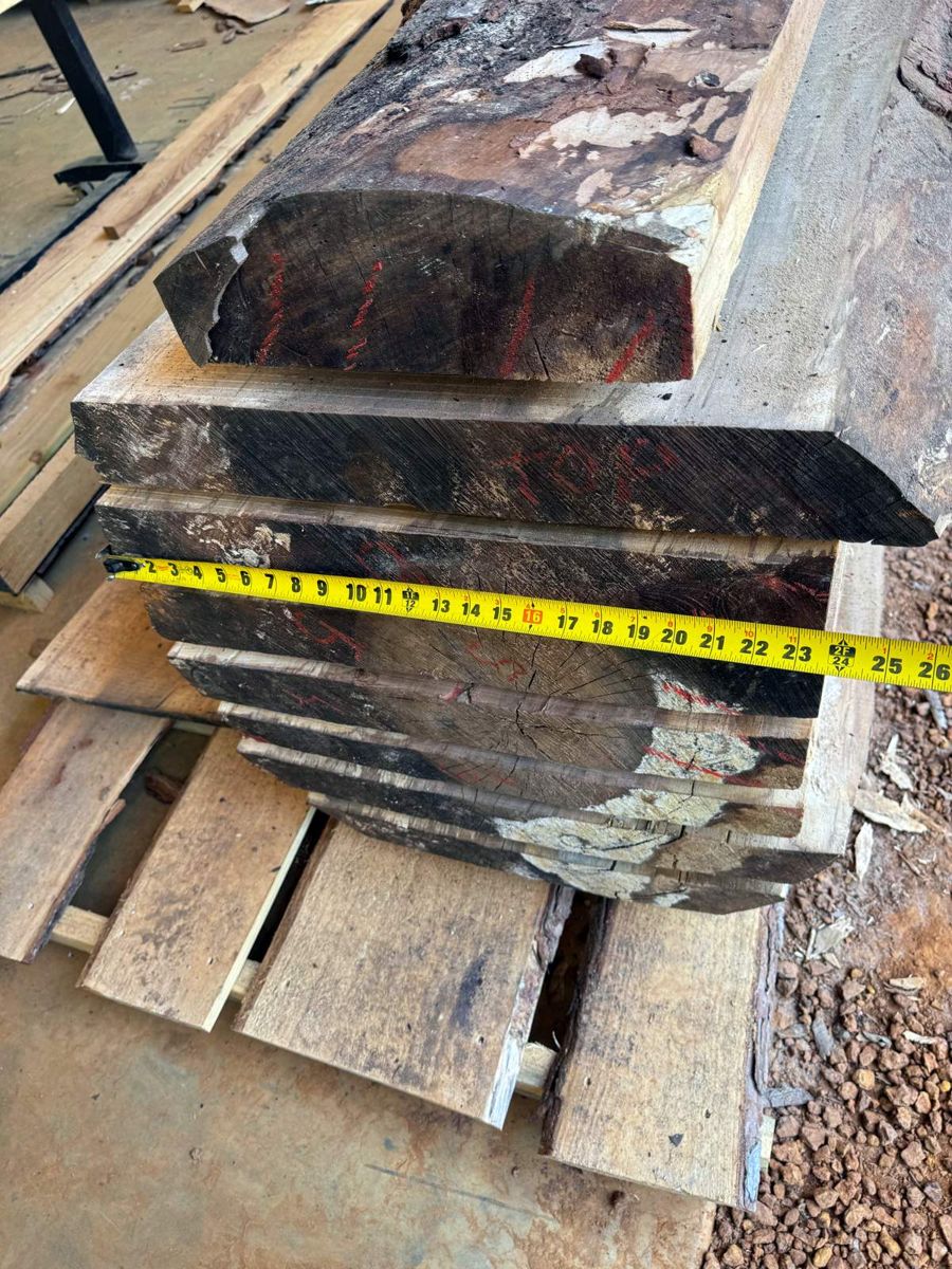 Tape across the stack: about 26